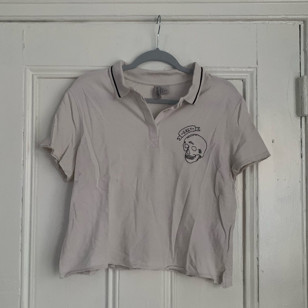 H&M Skull Polo Short Sleeve